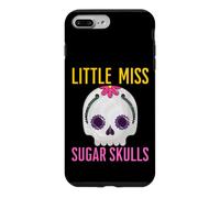 Custodia per iPhone 7 Plus/8 Plus Little Miss Sugar Skull divertente per bambine messicane