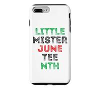 Custodia per iPhone 7 Plus/8 Plus Little Mister Juneteenth Kids - Bambino, colore: Nero