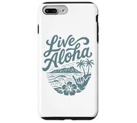 Custodia per iPhone 7 Plus/8 Plus Live Aloha Shaka Surf Wave Ibisco Hawaii DiamondHead Art