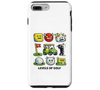 Custodia per iPhone 7 Plus/8 Plus Livelli divertenti del golf Detti divertenti sul golf Nerd geometrici