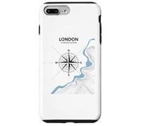 Custodia per iPhone 7 Plus/8 Plus London Compass England Londra Viaggio Turismo Città