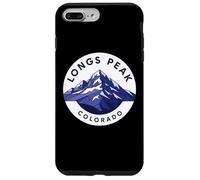 Custodia per iPhone 7 Plus/8 Plus Longs Peak Colorado Mountain Souvenir Escursionismo Arrampicata