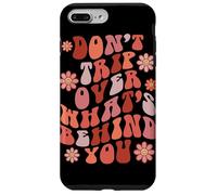Custodia per iPhone 7 Plus/8 Plus Look Ahead Not Behind You Retro Groovy Citazione