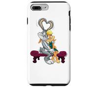 Custodia per iPhone 7 Plus/8 Plus Looney Tunes Bugs and Lola Hearts Valentine's Day