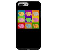 Custodia per iPhone 7 Plus/8 Plus Lop Rabbit Popart Holland - Coniglietti francesi in stile retrò