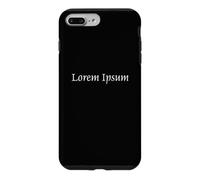Custodia per iPhone 7 Plus/8 Plus Lorem Ipsum Latino Segnaposto Macchina da scrivere Geek