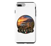 Custodia per iPhone 7 Plus/8 Plus Loreto Tramonto Paesaggio Panoramico Vista Spiaggia