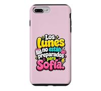 Custodia per iPhone 7 Plus/8 Plus Los Lunes non están preparados para Sofía humor frase