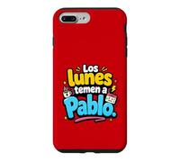 Custodia per iPhone 7 Plus/8 Plus Los Lunes temen a Pablo humor frase divertida