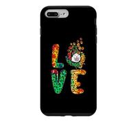 Custodia per iPhone 7 Plus/8 Plus Love Finnish Lapphund Dog Sunflower Tie Dye Funny Puppy