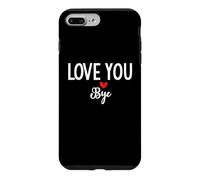 Custodia per iPhone 7 Plus/8 Plus Love You Bye Sign I Love You Goodbye Mom and Dad Anniversary