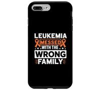 Custodia per iPhone 7 Plus/8 Plus Lukemia Messed With Wrong Family Blood Cancer Awareness