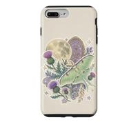 Custodia per iPhone 7 Plus/8 Plus Luna Moth Moon Botanical Celestial Cottagecore