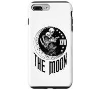 Custodia per iPhone 7 Plus/8 Plus Luna Tarocchi Scheletro Coppia Fuorilegge Astrologia Gotica