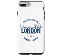 Custodia per iPhone 7 Plus/8 Plus Luoghi d'interesse di Londra Viaggio nel Regno Unito