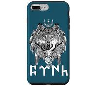 Custodia per iPhone 7 Plus/8 Plus Lupo Tengri Antica Iscrizione Turca Spirituale