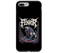 Custodia per iPhone 7 Plus/8 Plus Lupo vichingo Fenrir mitologia norrena arte guerriera nordica