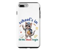 Custodia per iPhone 7 Plus/8 Plus Lykoi Cat Back School Vibes Scuole In Let The Chaos Begin