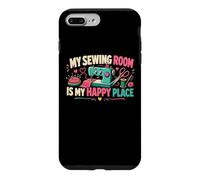 Custodia per iPhone 7 Plus/8 Plus Macchina da cucire divertente My Sewing Room Is My Happy Place