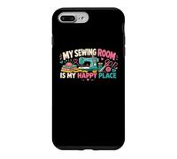 Custodia per iPhone 7 Plus/8 Plus Macchina da cucire divertente My Sewing Room Is My Happy Place