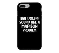 Custodia per iPhone 7 Plus/8 Plus MADISON Personalized Cute Flower Girls MADISON Name