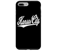 Custodia per iPhone 7 Plus/8 Plus Maglia sportiva vintage Kansas City Varsity Script