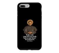 Custodia per iPhone 7 Plus/8 Plus Maglietta con stampa Saint John Bosco Walk With Your Feet On Earth