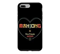 Custodia per iPhone 7 Plus/8 Plus Mahjong è come gli amici raccolgono sociale gioco notte retrò