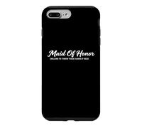 Custodia per iPhone 7 Plus/8 Plus Maid of Honor from Bride for Sister