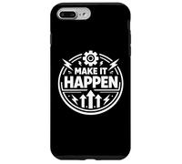 Custodia per iPhone 7 Plus/8 Plus Make It Happen Dichiarazione di mentalità d'azione guidata dall'esecuzione