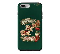 Custodia per iPhone 7 Plus/8 Plus Maltipoo Dog Moodle Vintage Christmas