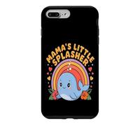 Custodia per iPhone 7 Plus/8 Plus Mama's Little Slasher Cute Whale Mom Kids