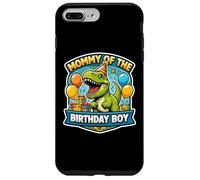 Custodia per iPhone 7 Plus/8 Plus Mamma Del Compleanno Ragazzo Tyranasaurus Dinosauro Dino Madre