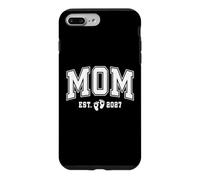 Custodia per iPhone 7 Plus/8 Plus Mamma Est 2027 Nuova mamma Papà Gravidanza Annuncio Madre 27