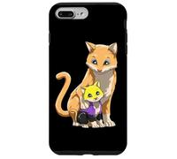 Custodia per iPhone 7 Plus/8 Plus Mamma Gatta Queer Non Binaria Che Protegge Il Suo Piccolo
