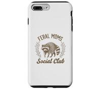 Custodia per iPhone 7 Plus/8 Plus Mamme selvagge Social Club Procione Vintage