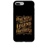 Custodia per iPhone 7 Plus/8 Plus Man The Myth Legend ha ritirato il veterano della pensione