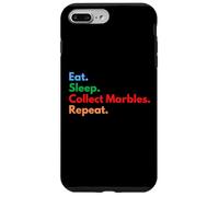 Custodia per iPhone 7 Plus/8 Plus Mangiare Dormire Raccogli Marmi Ripeti Collezionisti & Amanti del Marmo