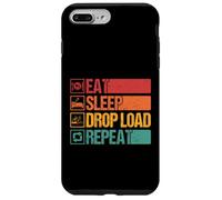Custodia per iPhone 7 Plus/8 Plus Mangiare Sleep Drop Load Repeat Funny Trucker Semi Truck Driver