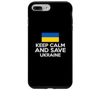 Custodia per iPhone 7 Plus/8 Plus Mantieni la calma e salva l'Ucraina Sostieni la pace ucraina Amore