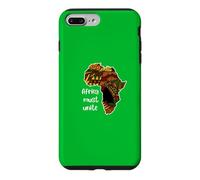 Custodia per iPhone 7 Plus/8 Plus Mappa dell'Africa che promuove il patrimonio, l'orgoglio e l'unità