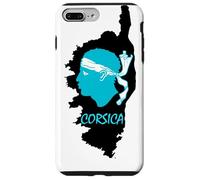 Custodia per iPhone 7 Plus/8 Plus Mappa dell'isola di Corsica Francia Corsica