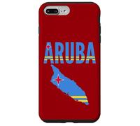 Custodia per iPhone 7 Plus/8 Plus Mappa di Aruba Bandiera Colori Isola Caraibi Orgoglio