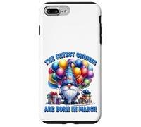 Custodia per iPhone 7 Plus/8 Plus March Birthday Gnome For Men Women Kids Funny Bday Saying