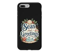 Custodia per iPhone 7 Plus/8 Plus Mari E Saluti Natale Costiero