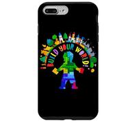 Custodia per iPhone 7 Plus/8 Plus Master Builder Bambini Building Blocks Giocattoli di mattoni Compleanno Ragazzi