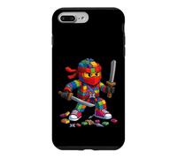 Custodia per iPhone 7 Plus/8 Plus Master Builder Ninja Building Blocks Brick Builders Boys Kid
