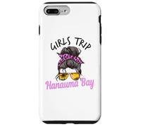 Custodia per iPhone 7 Plus/8 Plus Matching Girls Trip Hanauma Bay Oahu Chignon disordinato
