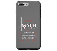 Custodia per iPhone 7 Plus/8 Plus Matematica Il primo passo è ammettere che hai un problema, Vintage