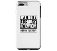 Custodia per iPhone 7 Plus/8 Plus Matematica-Insegnante Compleanno Nato Matematico